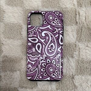 Purple Paisley iPhone 11Pro Max phone Case